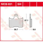 TRW Lucas Brake lining MCB691