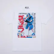 Godzilla Store x Swimmy Design Lab Limited T-shirt Light Blue TOHO Godzilla JP