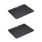 2x Mastercraft Grey Pro Vitreous Enamel 35x28cm Baking Sheet Kitchen Tray Steel
