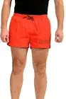 Hugo Boss Men's "Mooneye" Red Logo Print Swim Board Shorts US M IT 50