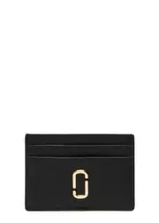 Marc Jacobs The J Marc Leather Card Holder - Black ONE SIZE
