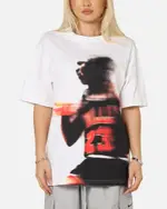 [JORDAN] Jordan Jumpman Dri-fit Sport Graphic T-shirt White/black - Size 2XL 2XL White/Black