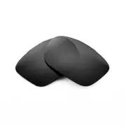 Walleva Black Non-Polarized Replacement Lenses for Oakley TwoFace Sunglasses