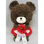 IZUMI日本精品~小熊學校 THE BEARS SCHOOL上學熊 捧著紅花 公仔 毛絨 玩偶娃娃