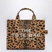 [Marc Jacobs] Small Tote Bag With Cheetah Print One size Black