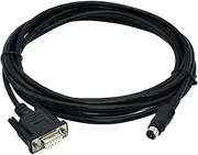 Programming Cable, Network Ethernet Cable,TK6070-FX for TK6070 HMI Touch Screen Connect FX Series PLC FX2N FX3U TK6070IH/IK/IP-FX Programming Cable(Black Version,10m)