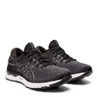 Asics Gel Nimbus 24 Women's Running Trainers Shoes 1012B201-001 Black Silver
