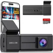Dash Cam, 2.5K WiFi Dash Camera for Cars, Mini Dashcam with App, Front Car Ca...