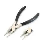 6 in 1 Bail Making Pliers Looping Forming Pliers with Non Slip Black Grip PL-063