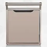 MegLob Wall-Mounted Folding Stool Chair, Extra Thin Aluminum Fold-Up Shower Seat with Leather Seating Surface, Concealedcompact Home Care Shower Bench for Bath,Handrail Gold