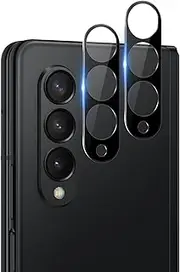 [2 Packs] ZUSLAB Camera Protector for Galaxy Z Fold 4 Camera Lens Protector HD Premium Tempered Glass Screen Film for Samsung