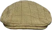 [Generic] Men's Newsboy Cap Flat Caps Lattice Beret Vintage Ivy Newsboy Hat Artist Painter Driving Hat