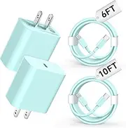 USB C Charger Cable（C-L） Green