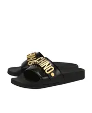 logo plaque slides 35 Black