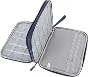 Electronic Organizer Travel Storage Bag Outdoor Accessories Pouch for Cables Chargers Earphones Compact Lightweight Design for Travel Business Trips and Desk