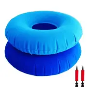 2 Pack Donut Pillow, Inflatable Donut Cushion for Tailbone Pain,Hemorrhoid Se...