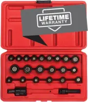 1818 1/4-Inch Drive Magnetic Fractional and Metric Impact Socket Set, Inch/Metri