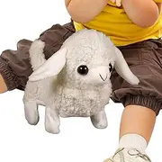 Robot Sheep,Realistic Simulation Electric Animated Interactive Toy - Lamb Plush Companion, Interactive Pet Buddy for Children's Day, Easter, Birthday