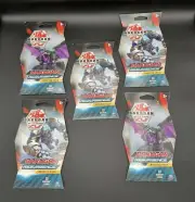 Bakugan Battle Resurgence Booster Packs 5 Packs 50 Cards Total New Unopened