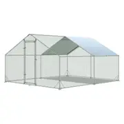Chicken Coop Run Chook Pen Walk In Shelter Rabbit House Hutch Cat Dog Enclosure Bird Cage Large 300x400x195cm
