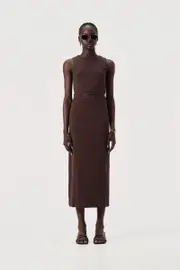 Alia Dress Chocolate Size 6 | Elka Collective