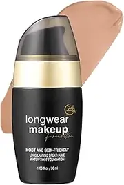Loodgao Lightweight Liquid Foundation 30ml Full Coverage Long Wearing Oil Free Non Greasy Waterproof Sweat Proof Buildable Coverage Makeup for Women Type 5 One Size