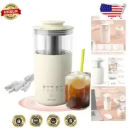Elegant Stainless Steel Portable Coffee Maker - Ideal for Hot Drinks Anywhere