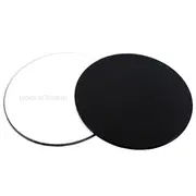 10in Round Masonite Cake Board - Black