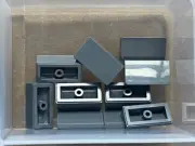 LEGO Parts - Dark Bluish Gray Slope 30 1 x 2 x 2/3 - No 85984 - QTY 10