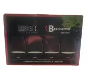 NEW RIEDEL Wine Glass Company Cabernet Tumbler Set of 4 Bravissimo Stemless
