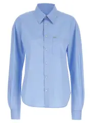 [Dsquared2] Dsquared2-Pocket Shirt Camicie Celeste-Donna 38IT