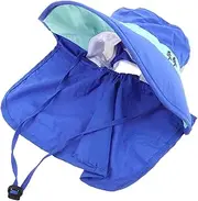 [ARTSEWPLY] Sun Hat Adjustable Wide Brim Summer Protection for Boys Breathable Outdoor Bucket Hat for Hiking Beach Camping Lightweight Shield Blue