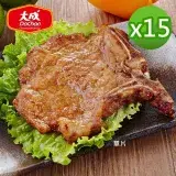 在飛比找遠傳friDay購物優惠-【大成食品】中一排骨 15片組(135g/片)(單片裝)