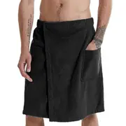 Men Soft Bathrobes Comfortable Home Men Bath Towel Wrap