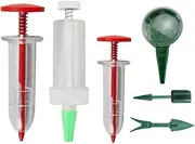 6pcs/Set Handheld Mini Seeder Manual Tool Manual Seedlings Seed Widger Planter Dibber and Gardening Fertilizing W6W3 Tool Set