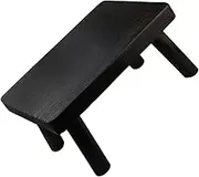 WATIIFUFU Small Tea Table for Bay Window Floor Japanese Style Low Table Versatile Use as Step Stool Desk Solid Wood Construction