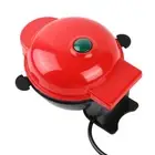 HG (Red European Norms) Portable Mini Home Waffle Maker Breakfast Machine Electr