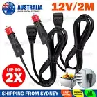 12V Merit and Cigarette Plug to Waeco Fridge Adaptor 2M Power Lead Cable Cord A