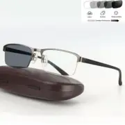Mens Transition Photochromic Reading Glasses Sunglasses UV Readers 0 ~ 3.5 B