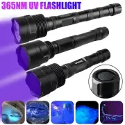 10W/60W LED 365nm UV Lamp Black Light Ultra Violet Flashlight 3/6- Core Torch
