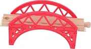 Gogogmee 1Pc Creative Train Track Accessory Simulated Arch Bridge for Childrens Cognitive Play Compatible with Model Tracks Fun Educational Plaything for Imagination and Communication