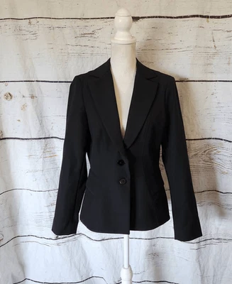 White House Black Market Signature Black Blazer Size 10 NWT