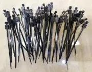 100 ARaymond Edge-Biters Zip Tie Trim Panel Clip Cable Straps 8" 100 Pcs.