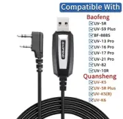 Programming Cable Genuine Baofeng USB For UV-5R, UV-59 Plus, BF-888S & MORE