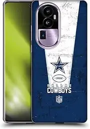 Head Case Designs Officially Licensed NFL Banner Dallas Cowboys Logo Art Soft Gel Case Compatible with Oppo Reno10 Pro+