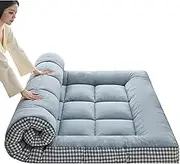 Upgraded Japanese Floor Mattress, Foldable Mattress Futon Sofa Bed Single Folding Floor Mattress,Japanese Thick Tatami Mattress,Non-Slip and Breathable, for Home Dormitory(1.2mx1.9m)
