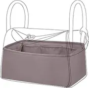DGAZ Purse Organizer Insert，Silk Bag Organizer，Luxury Handbag & Tote Shaper Fits Lindy 19/26/30/34/45 Bags（Himalaya，LD26）