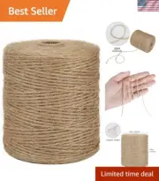 Natural Jute Twine, 984 Feet 2mm Jute Garden Twine, Brown Twine String for Ar...