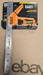 Klein Tools 935CSEL 12" Electricians Combination Square Magnetic SAME DAY SHIP!