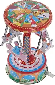 HOMOBABE Cute Retro Wind Up for Vintage Desktop Ornament Engaging Educational Plaything Design for Early Learning for Home Decor and
